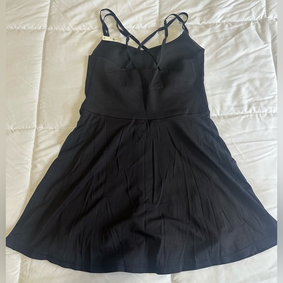 New Aerie Sz Large Black Romper Dress - Picture 6 of 6